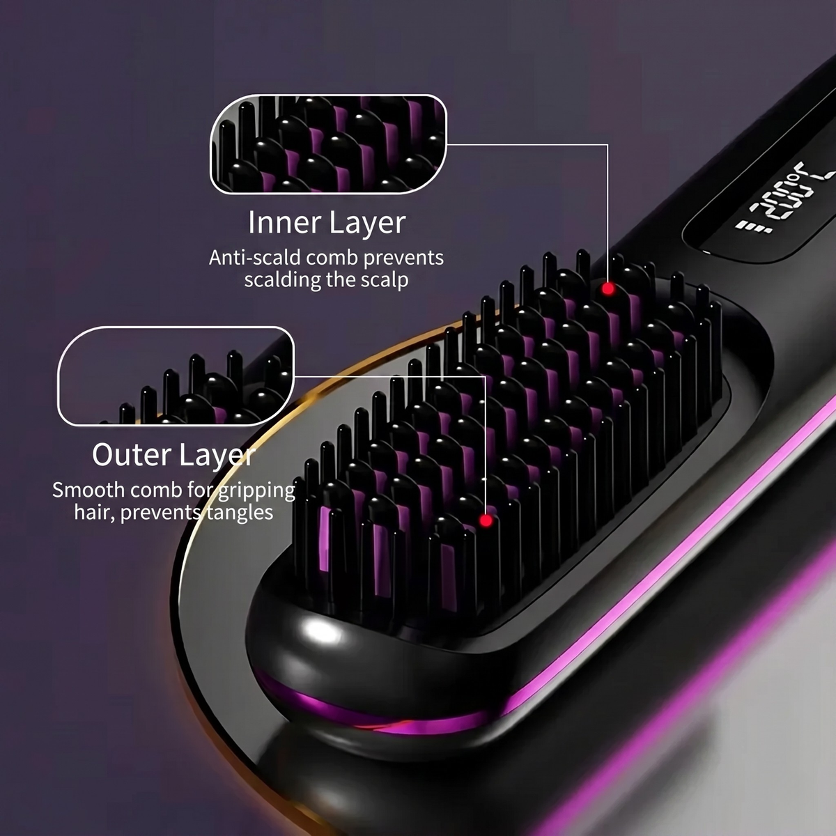 Zegla Control Pro™ – Styling Brush for Short Hair