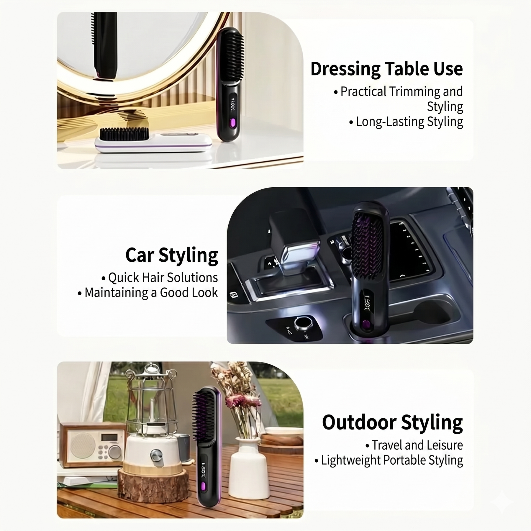 Zegla Control Pro™ – Styling Brush for Short Hair