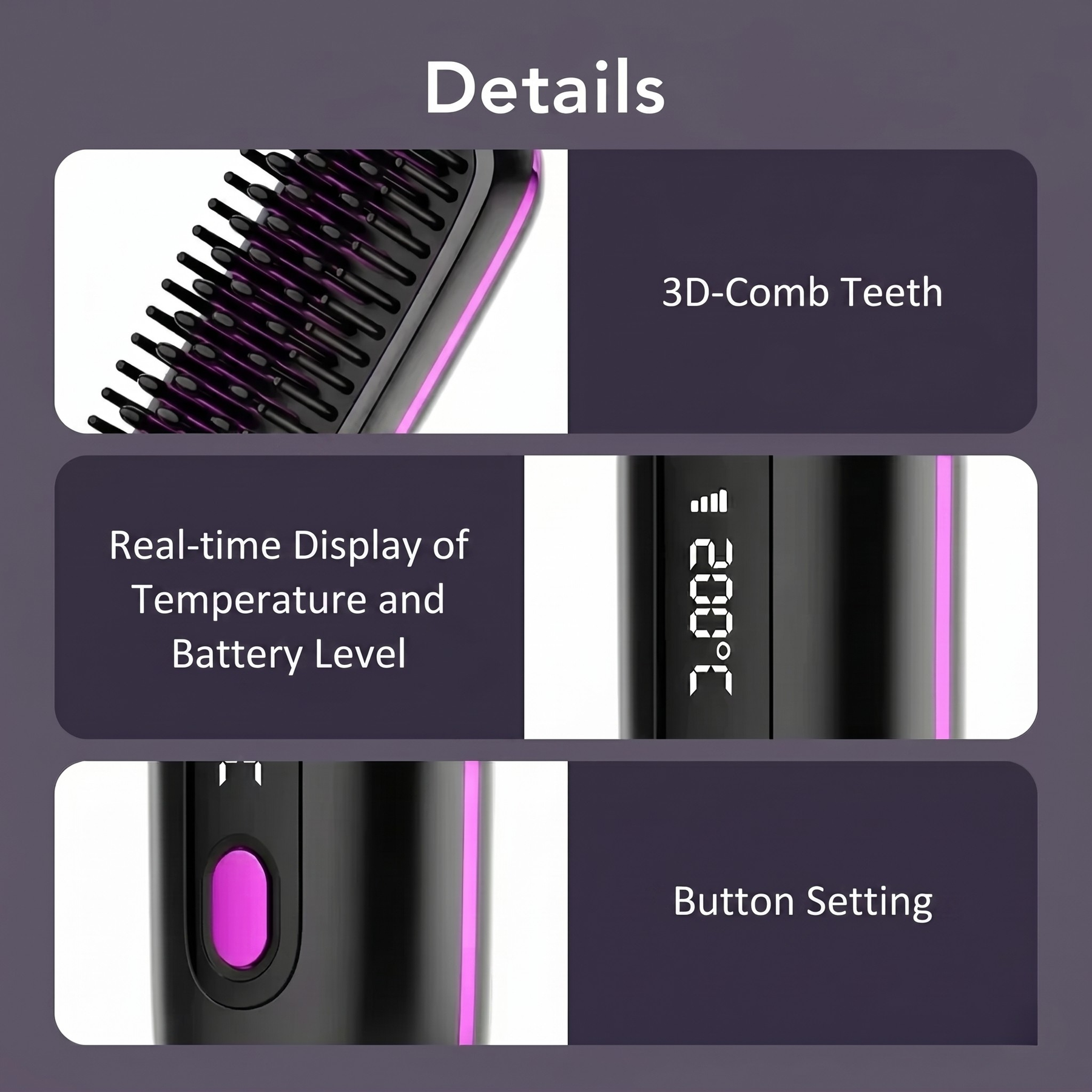 Zegla Control Pro™ – Styling Brush for Short Hair