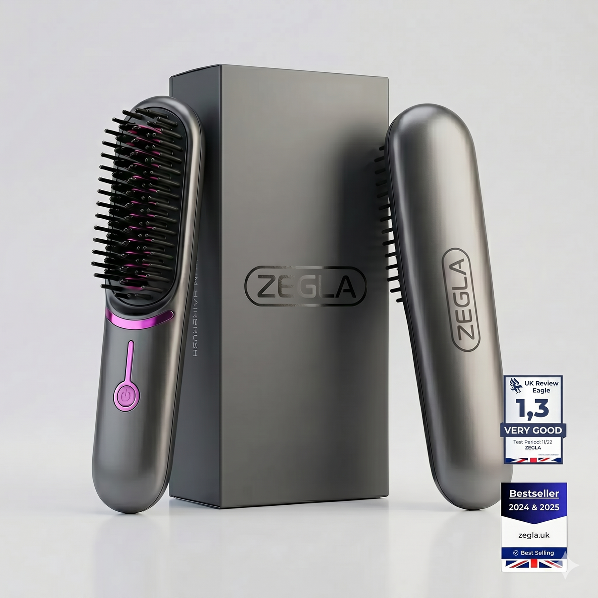 Zegla Control Pro™ – Styling Brush for Short Hair